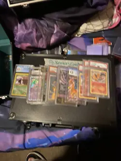 Pokemon Trading Card Game Mixed Card Lot with Graded, Binder Cards & Cases - Image 2