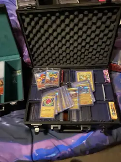 Pokemon Trading Card Game Mixed Card Lot with Graded, Binder Cards & Cases - Image 5