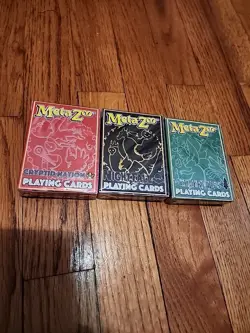 NEW Metazoo Kickstarter USPCC WPT Playing Cards 3 Deck Set Sealed New! - Image 1