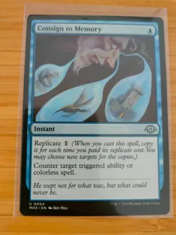 MTG Consign to Memory 0054 Modern Horizons 3 M/NM Free UK P&P - Image 1