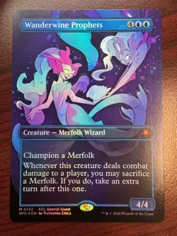 🌈 Wanderwine Prophets (Borderless FOIL) - MTG Special Guests SPG - NM/M - Image 1
