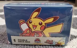 Pokemon World Championships Anaheim Pikachu Double Deck Box 2025 Pokemon Center - Image 1