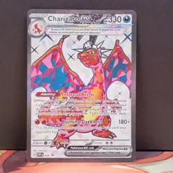 Charizard EX 056 Scarlet & Violet Black Star Promo Full Art Pokemon TCG - Image 1