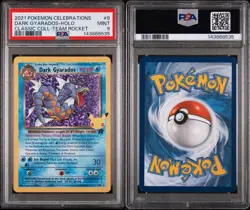 2021 POKEMON CELEBRATIONS CLASSIC COLLECTIONDARK GYARADOS-HOLO 8 - PSA 9 - Image 5