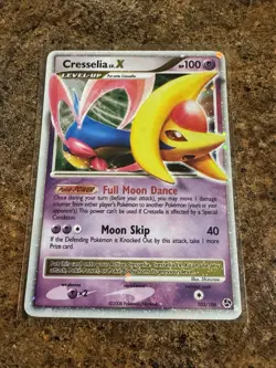 Pokemon TCG Great Encounters 2008 Cresselia LV.X Holo Rare 103/106 LP - Image 1