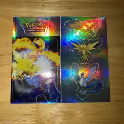2004 Pokemon Legendary Birds Stickers - Image 1