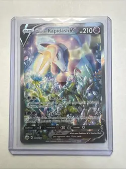 2021 Pokemon Sword & Shield Chilling Reign 168/198 Galarian Rapidash V Alt Art - Image 1