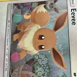 NM Mint Eevee SM184 Pokemon Sun & Moon Promo Holo Rare Card - SWIRL - Image 3