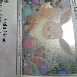 NM Mint Eevee SM184 Pokemon Sun & Moon Promo Holo Rare Card - SWIRL - Image 5
