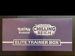 POKEMON SWORD & SHIELD CHILLING REIGN ELITE TRAINER BOX FACTORY SEALED - Image 3