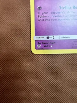Pokemon TCG Shining Jirachi Shining Legends 42/73 Holo Shiny Holo Rare NM - Image 4