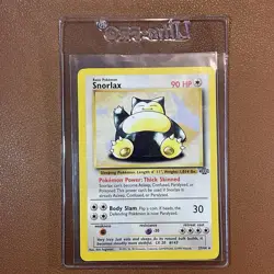 Snorlax 27/64 Jungle Set Non-Holo Rare Card WOTC Pokemon TCG NM-LP - Image 5