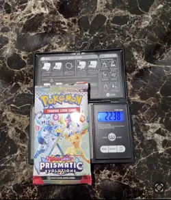 1x 22.38 Gram HEAVY Prismatic Evolutions Pack! Sealed! PRE S&V Pokemon TCG ENG - Image 1