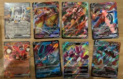 Pokemon Lot, 8 Ex V VStar Full Art Holo Ultra Rare - Mixed Languages - I Combine - Image 1