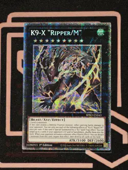 BPRO-EN043 K9-X ''Ripper/M'' Starlight Rare 1st Ed YuGiOh - Image 1