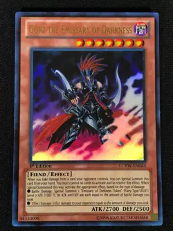 Yugioh Gorz Emissary of Darkness LCYW-EN044 1st Ultra (NM) - Image 1