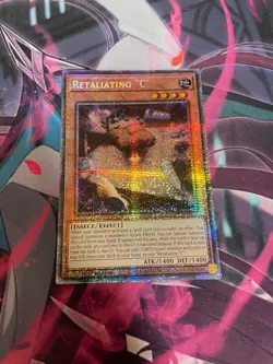 YUGIOH - RETALIATING "C" - STARLIGHT RARE - MP25 - 1ST ED - NM - Image 1