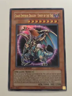 Chaos Emperor Dragon - Envoy of the End TLM-ENSE2 Ultra Rare Yugioh Limited LP - Image 1