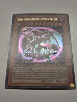 Chaos Emperor Dragon - Envoy of the End TLM-ENSE2 Ultra Rare Yugioh Limited LP - Image 3