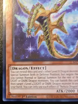 Nebula Dragon MZTM-EN078 1st Edition Rare Maze Of The Master Yu-Gi-Oh! TCG - Image 4
