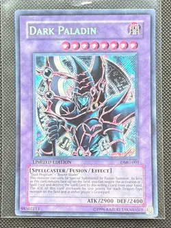 2003 Yu-Gi-Oh! Duel Master's Guide Promo Dark Paladin Limited Edition DMG-001 LP - Image 1