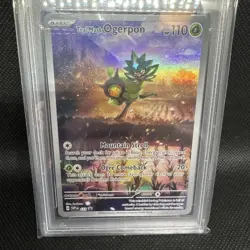 Teal Mask Ogerpon Full Art PSA 9 Mint 2024 Pokemon SVP Twilight Masquerade ETB - Image 4
