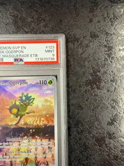 2024 POKEMON SVP EN TEAL MASK OGERPON TWILIGHT MASQUERADE ETB #123 MINT 💎 PSA 9 - Image 2