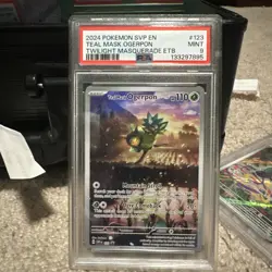 2024 Pokemon SVP ENG Teal Mask Ogerpon Twilight Masquerade-ETB #123 Mint PSA 9 - Image 1