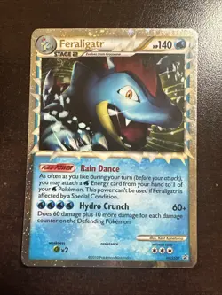 Feraligatr HGSS07 Prime Pokemon TCG Heartgold Soulsilver Promo MP - Image 1