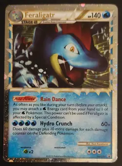 Feraligatr (Prime) HGSS07 🌟Promo🌟HeartGold SoulSilver - Holo Rare Pokemon Card - Image 2