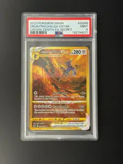 Origin Forme Dialga VSTAR GG68/GG70 Crown Zenith: Galarian Gallery PSA 9 Mint - Image 1