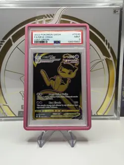 2022 POKEMON SWSH #TG30 FA MEW VMAX LOST ORIGIN PSA 9 MINT HOLO W/ Graded Guard - Image 1