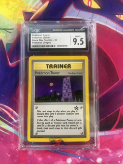 Pokemon Tower 42 CGC Graded 9.5 BROKEN DAMAGED CASE Pokemon Trading Card Game - Image 1
