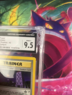 Pokemon Tower 42 CGC Graded 9.5 BROKEN DAMAGED CASE Pokemon Trading Card Game - Image 2