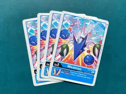 Missimon EX4-001 Playset Alternative Being Booster Digimon Card Game x4 - Image 1