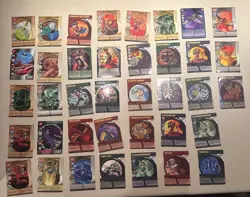 Lot of 38 Bakugan Battle Brawlers Cards from 2008 (17 Magnetic). Good Condition - Image 1