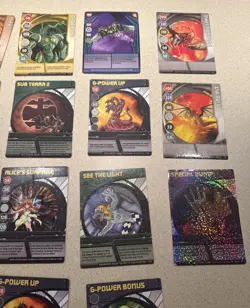 Lot of 38 Bakugan Battle Brawlers Cards from 2008 (17 Magnetic). Good Condition - Image 2