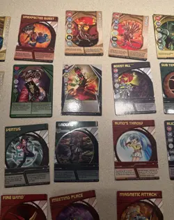 Lot of 38 Bakugan Battle Brawlers Cards from 2008 (17 Magnetic). Good Condition - Image 3