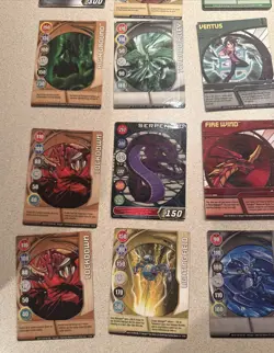 Lot of 38 Bakugan Battle Brawlers Cards from 2008 (17 Magnetic). Good Condition - Image 5