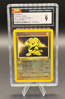 Pokemon TCG Electabuzz 2003 Best of Game Promo Card Reverse Holo CGC 9 - Image 1