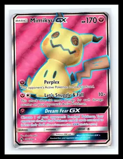 💥 Mimikyu GX (Full Art Ultra Rare Holo) 206/214 Pokemon SM - Lost Thunder 2018 - Image 1