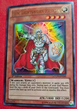 1x Yu-Gi-Oh! Jain, Lightsworn Paladin - LCGX-EN245 - Ultra Rare - 1st Ed - NM - Image 1