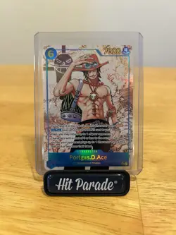 One Piece TCG Portgas D Ace SEC Parallel OP13-119 Carrying On His Will English - Image 1