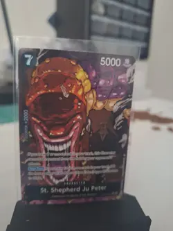 St. Shepherd Ju Peter (Alternate Art) OP13-084 Carrying On His Will Foil - Image 1
