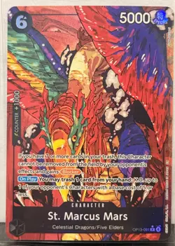 St. Marcus Mars (Alternate Art) OP13-091 Carrying On His Will One Piece - Image 1