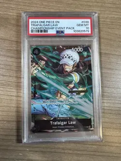 Trafalgar Law 2024 One Piece Championship Event Pack #038 PSA 10 - Image 1