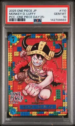 2025 ONE PIECE JPN PREMIUM COLLECTION ONE PIECE DAY'25 - MONKEY D LUFFY - PSA 10 - Image 1