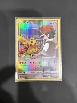 Pokemon Pikachu 241/236 Alt Art Secret Rare Cosmic Eclipse Sun & Moon - Image 1
