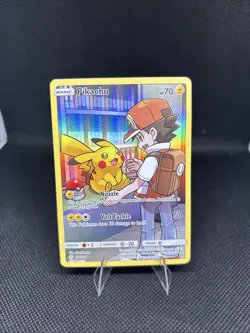 Pokemon Pikachu 241/236 Alt Art Secret Rare Cosmic Eclipse Sun & Moon LP/ MP - Image 2