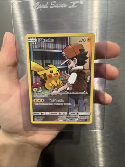 Pokemon Pikachu 241/236 Alt Art Secret Rare Cosmic Eclipse Sun & Moon NM - Image 1